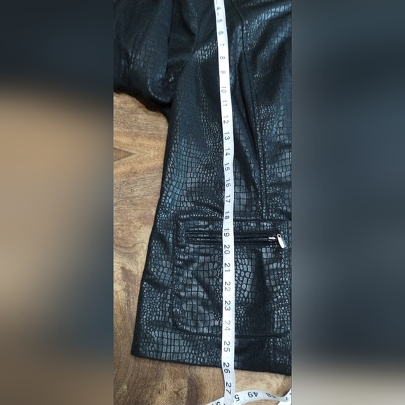 Element Black Sueded Cheetah Print Jacket (2X) - Picture 3 of 8